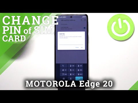How to Change SIM PIN on MOTOROLA Edge 20 – Adjust Security Settings