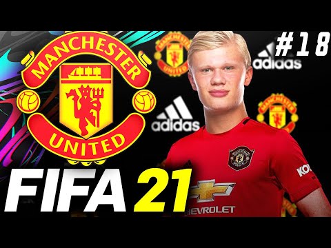 TRANSFER RECORD BROKEN!!! HAALAND IS HERE!!! - FIFA 21 Manchester United Career Mode EP18