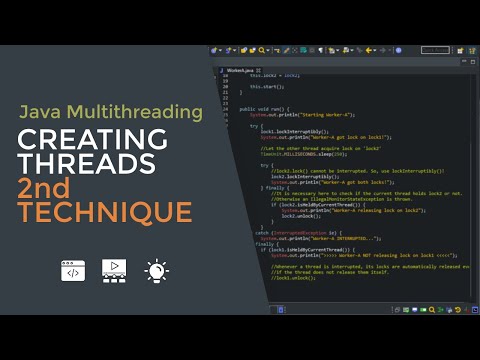 Java Multithreading 04 Creating Threads Using Threads Api 2nd Technique