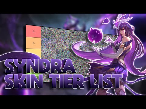TIER LIST DAS SKINS DA SYNDRA (MUITA BOLA)