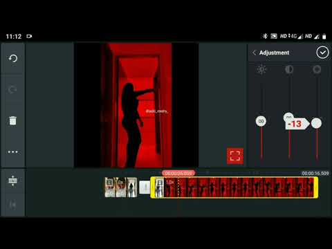 silhouette challenge remove red filter || kinemaster || easiest way