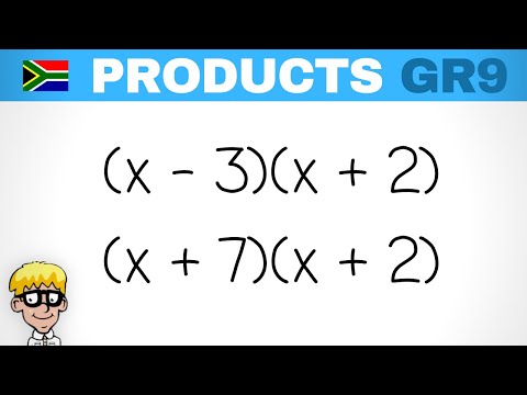 Gr 9 Products : Binomials