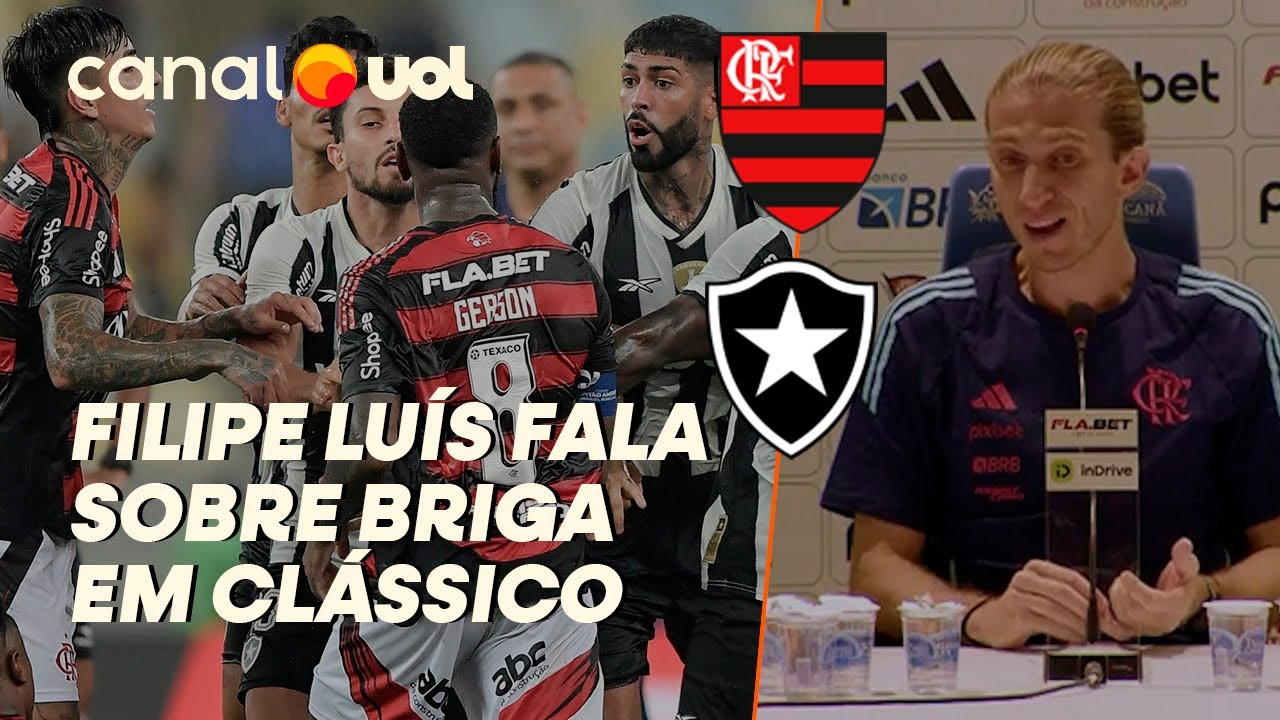 FILIPE LUÍS SOBRE BRIGA NO FLAMENGO X BOTAFOGO: 'NÃO QUERO DAR IBOPE'