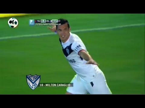 Gol Milton Caraglio - Tigre 0 Vs Vélez Sarsfield 1 - Primera División 2014