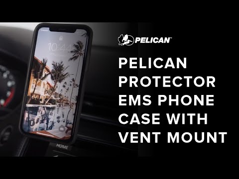 Capa de telefone EMS protetora Pelican™ com suporte para ventilação