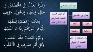 صورة النظم الجلي في الفقه الحنبلي282- شرح/ عامر بهجت (تتمة آداب القاضي)