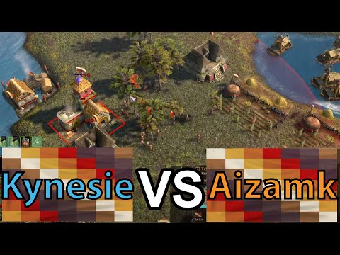 WATER💦 vs FIRE🔥... KYNESIE vs AIZAMK! [Age of Empires 3: Definitive Edition]