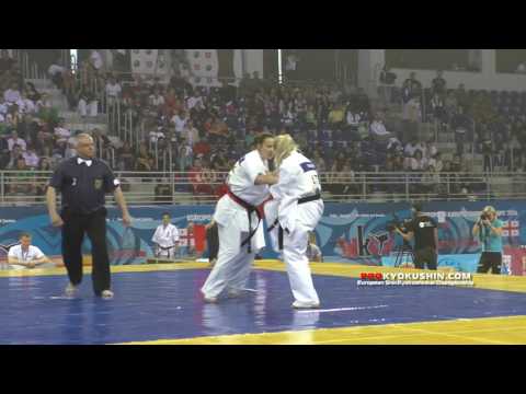 WKO EC 2016, Final -50 Violeta Litovska (Bulgaria, aka) - Justina Sisaite (Lithuania)