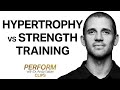 The Differences In Training For Hypertrophy Muscle Size Vs Strength Power Dr Andy Galpin