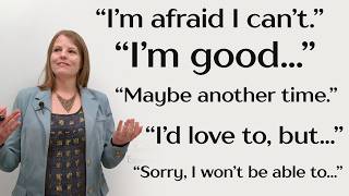 7 Ways to Say “NO” Politely in English