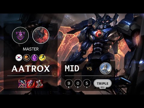 Aatrox Mid vs Galio - KR Master Patch 11.17