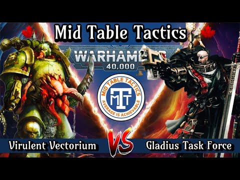 Warhammer 40k Battle Report: Death Guard VS Black Templars