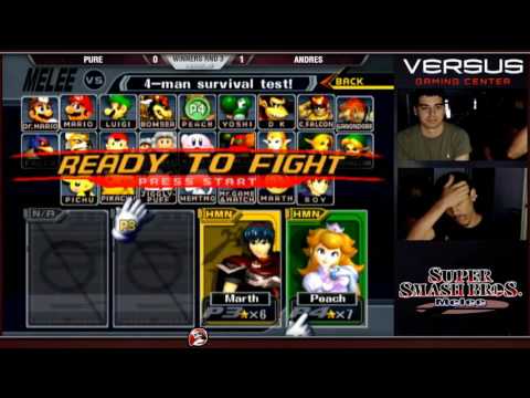 VS Weekly 07/17/16 - Winners R3 - Pure (Peach) vs Andres (Marth, Fox) - Melee