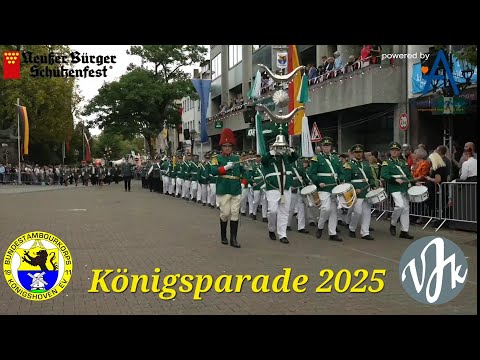 BTK Königshoven Jägerkapelle Straberg King's Parade Schützenfest Neuss 2025