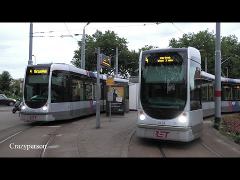 Tram Rotterdam Molenlaan - Marconiplein, RET Cabinerit 2020