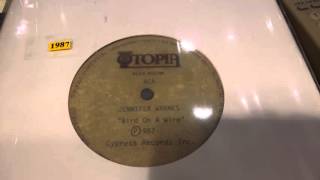 Jennifer Warnes - Bird on a wire 1987 7&#39;&#39; Acetate Master Disc Vs 1987 Japan LP