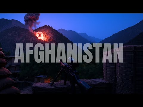 Afghanistan War Ambience | Distant Combat, Close Air Support, & Radio Sounds (1 Hour)