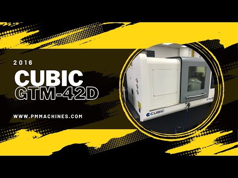 2016 CUBIC GTM-42D CNC Lathes | PM Machines (1)
