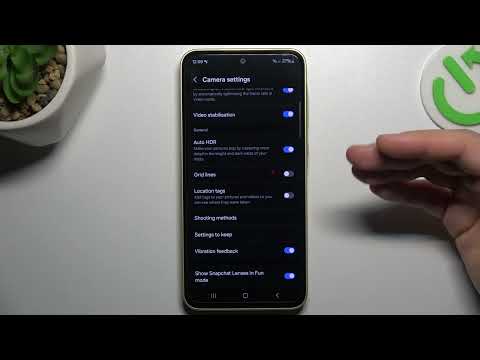 How to Switch On & Switch Off the Camera Location Tags on SAMSUNG Galaxy A35