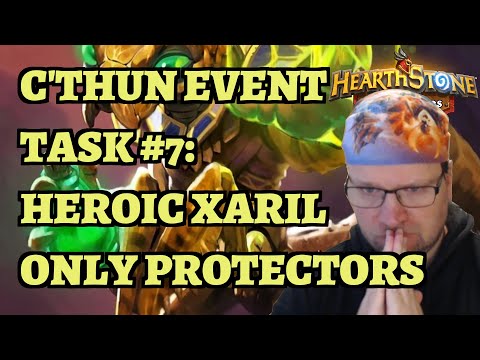 C'Thun Event Task #7: Antidote - Heroic Xaril with only Protectors - Hearthstone Mercenaries