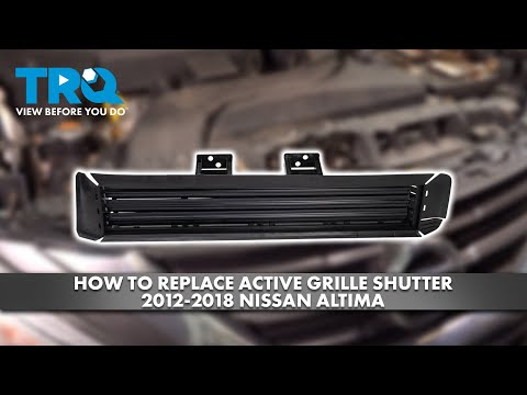 How to Replace Active Grille Shutter 2012-2018 Nissan Altima