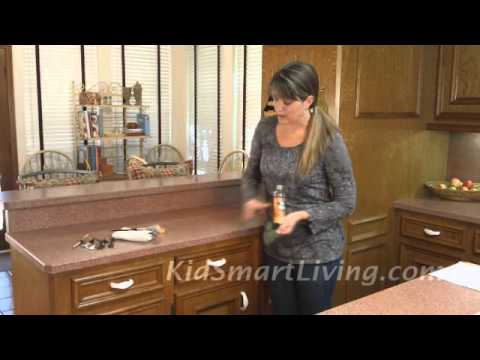 $5 Fixes Easily Update Worn, Scratched Kitchen Cabinets