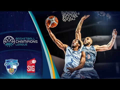Neptunas Klaipeda v SIG Strasbourg - Full Game - Round of 16 - Basketball Champions League 2017-18