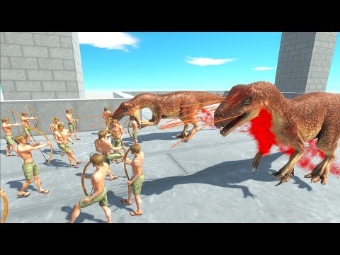 20 ARCHIE THE ARCHER VS EVERY DINOSAUR - Animal Revolt Battle Simulator