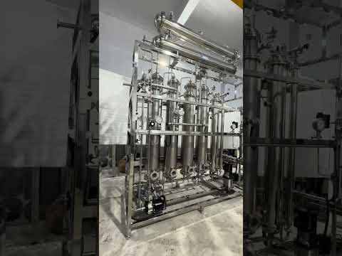 Thermic multi column distillation plant for pharmaceutical, ...