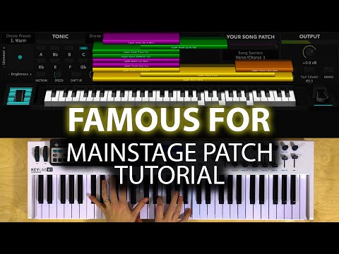 Famous For MainStage patch keyboard tutorial- Tauren Wells