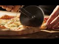ASMR Cutting Crispy Melting Pizza Satisfying Cheese Knife Sounds