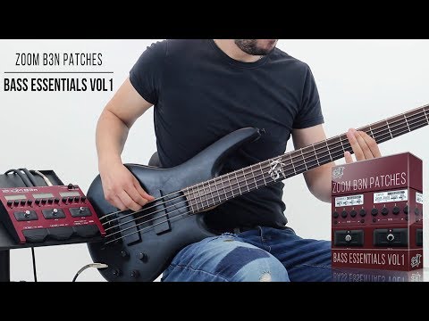 Zoom B3n Patches | Bass Essentials vol1 | Playthrough
