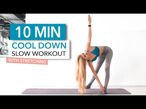 10 MIN COOL DOWN ROUTINE - slow workout, suitable for nighttime // No Equipment I Pamela Reif thumnail