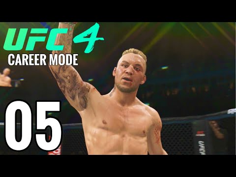 UFC 4 Flyweight Career Mode Walkthrough Part 5 - BACK AND FOURTH WAR!