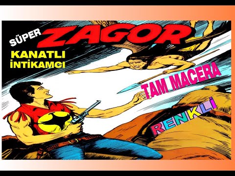 ZAGOR ( KANATLI İNTİKAMCI) SÜPER RENKLİ TAM MACERA
