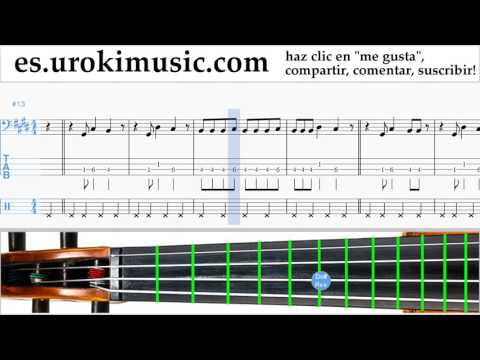 Tutorial de Violonchelo Romeo Santos, Daddy Yanke, Nicky Jam - Bella y Sensual Clases Notas um-i927