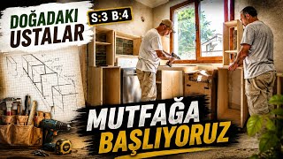 #4 Köy evine mutfak dolabı yapıyoruz. @cagdasusta 