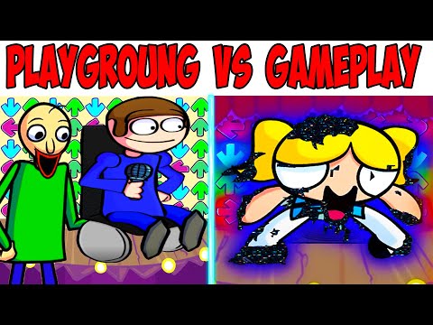 FNF Character Test | Gameplay VS Playground | Dave | Bubbles | Robin | Baldi