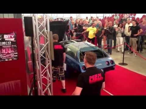 Alte Corvette bei der Auspuff DB Messung (125,7dB) @ Tuning + Powerdays 2013