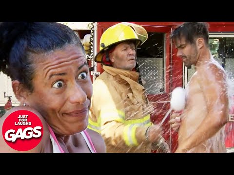 Best Firefighter Pranks | Just For Laughs Gags