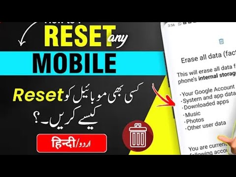 Factory reset Android phones by going to Settings - System - Reset options - Erase all data (factory