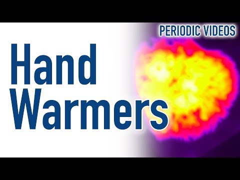 ハンドウォーマーの働き (THERMAL IMAGING) - 動画の周期表 (How Hand Warmers Work (THERMAL IMAGING) - Periodic Table of Videos)