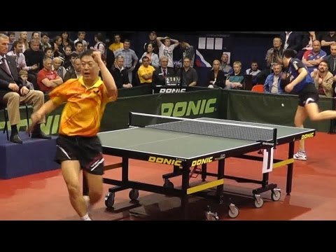 Dimitrij OVCHAROV vs MA Lin FINAL 1of 3 Games Russian Premier League Playoff Table Tennis