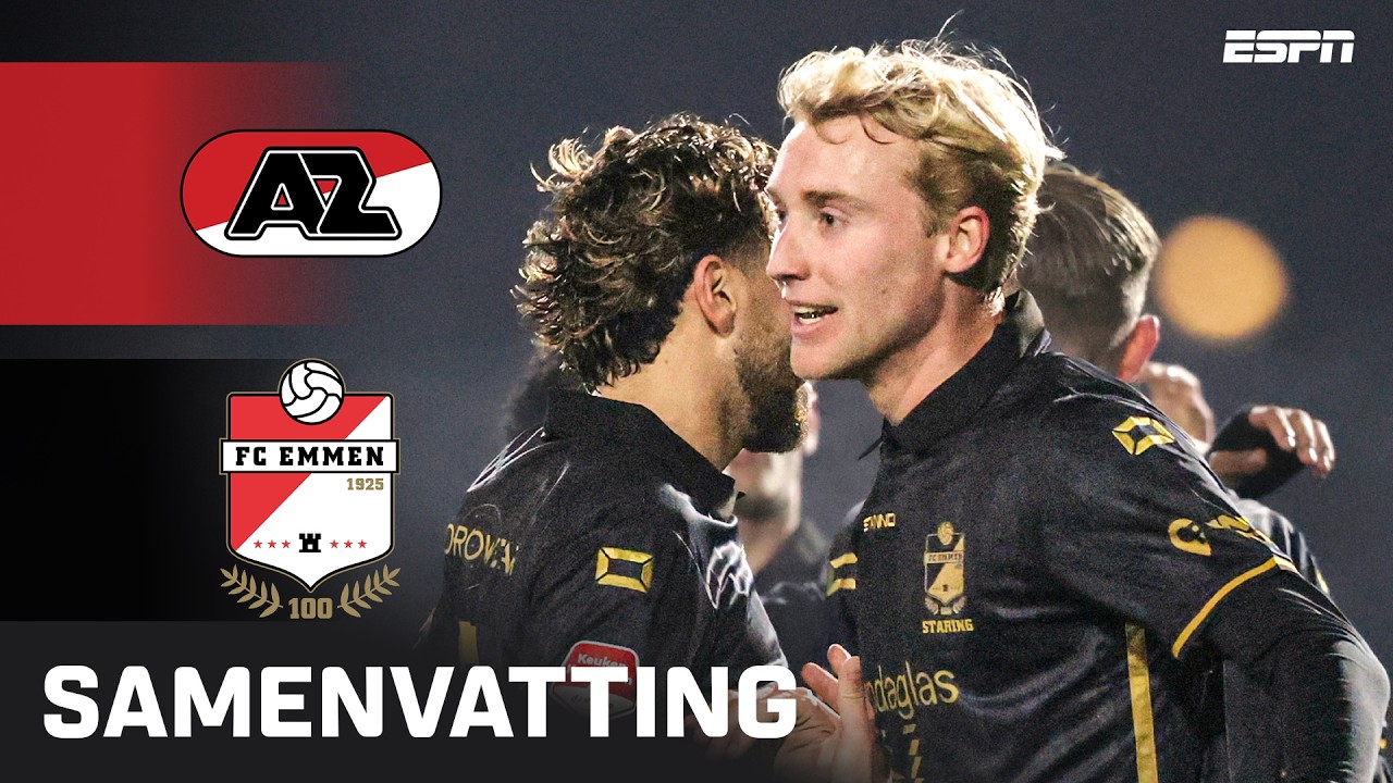 Jong AZ Alkmaar vs Emmen Highlights