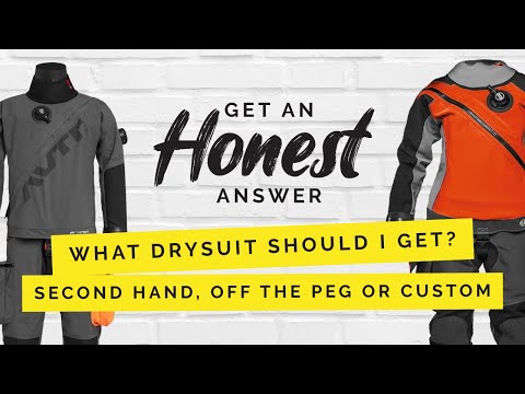 Should I buy a second hand drysuit, an off the peg suit or go full custom?