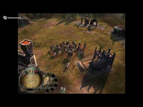 Battle for Middle Earth 2 Angmar vs Medium Dwarves on Argonath
