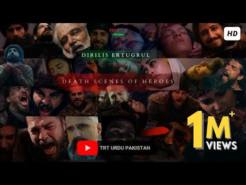 Resurrection Ertugrul Heroes Death Scenes | TRT Urdu Pakistan | English Subtitles CC