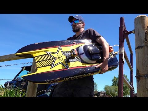 Giant toy boat - gas powered 48\