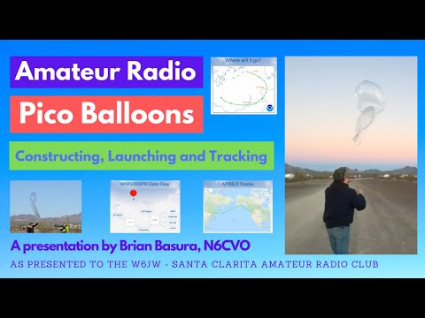 Pico Balloons - Constructing, Launching and Tracking