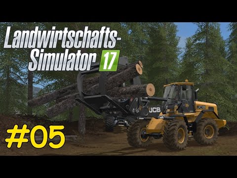Let's Play LS17 Forstwirtschaft Teil 5 - HOLZ VERLADEN & BÄUME FÄLLEN | Liongamer1